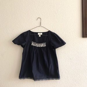 LOFT Navy Blue Shirt